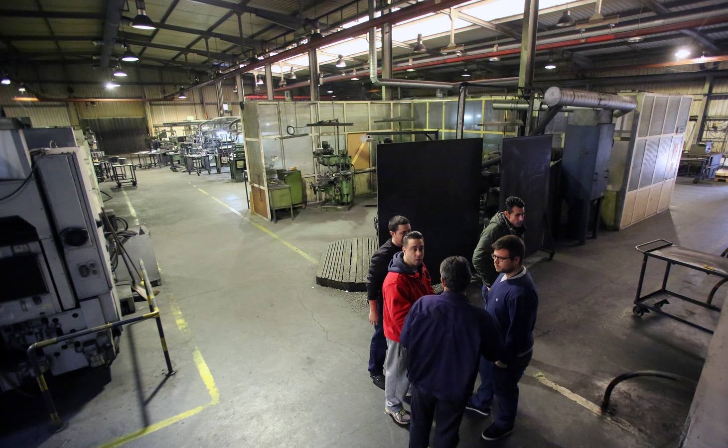 Encierro de los trabajadores de Gijón Fabril