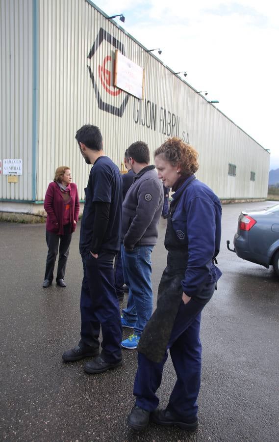 Encierro de los trabajadores de Gijón Fabril