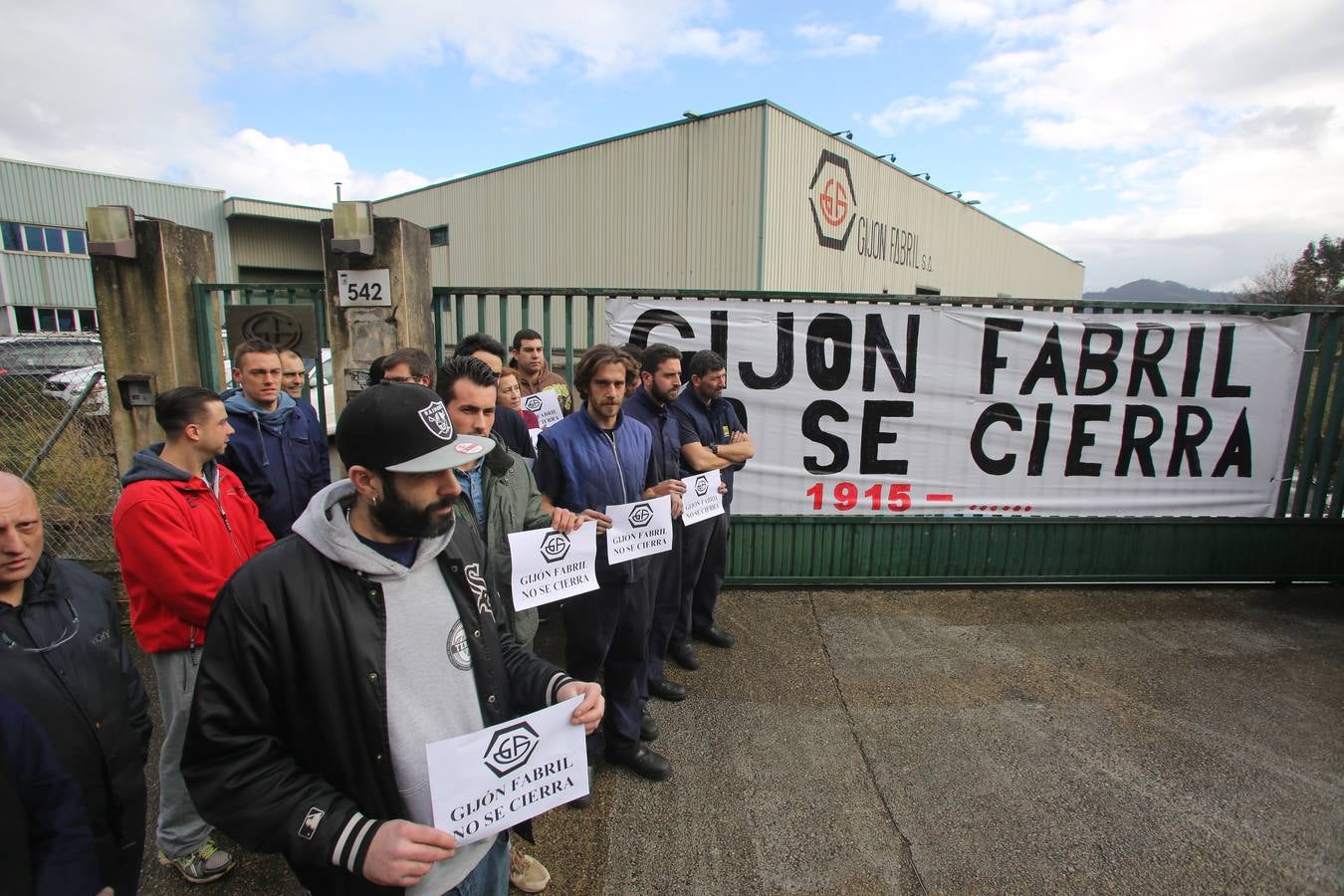 Encierro de los trabajadores de Gijón Fabril