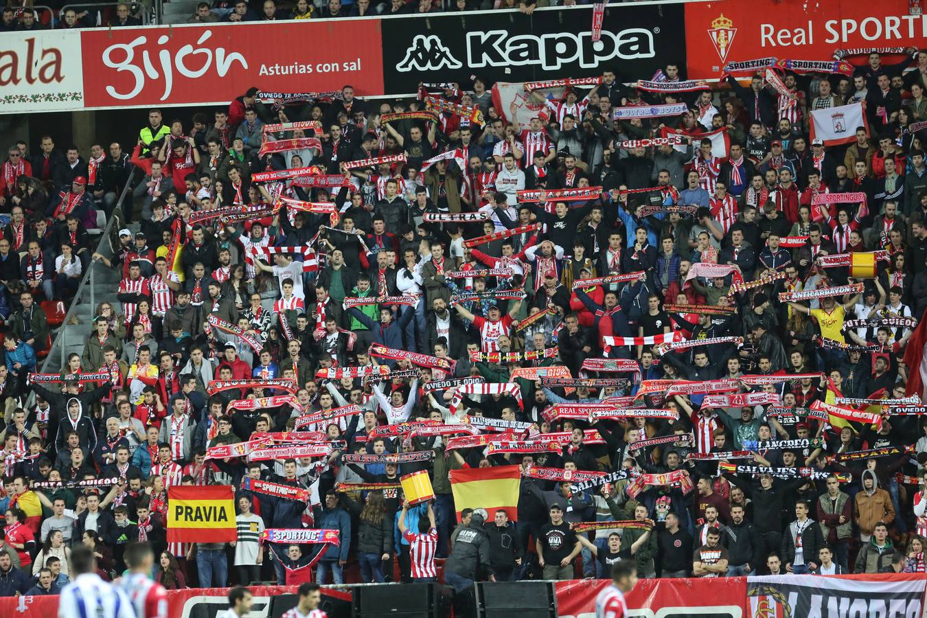 ¿Estuviste en el Sporting 5-1 Real Sociedad? Búscate en las imágenes (I)