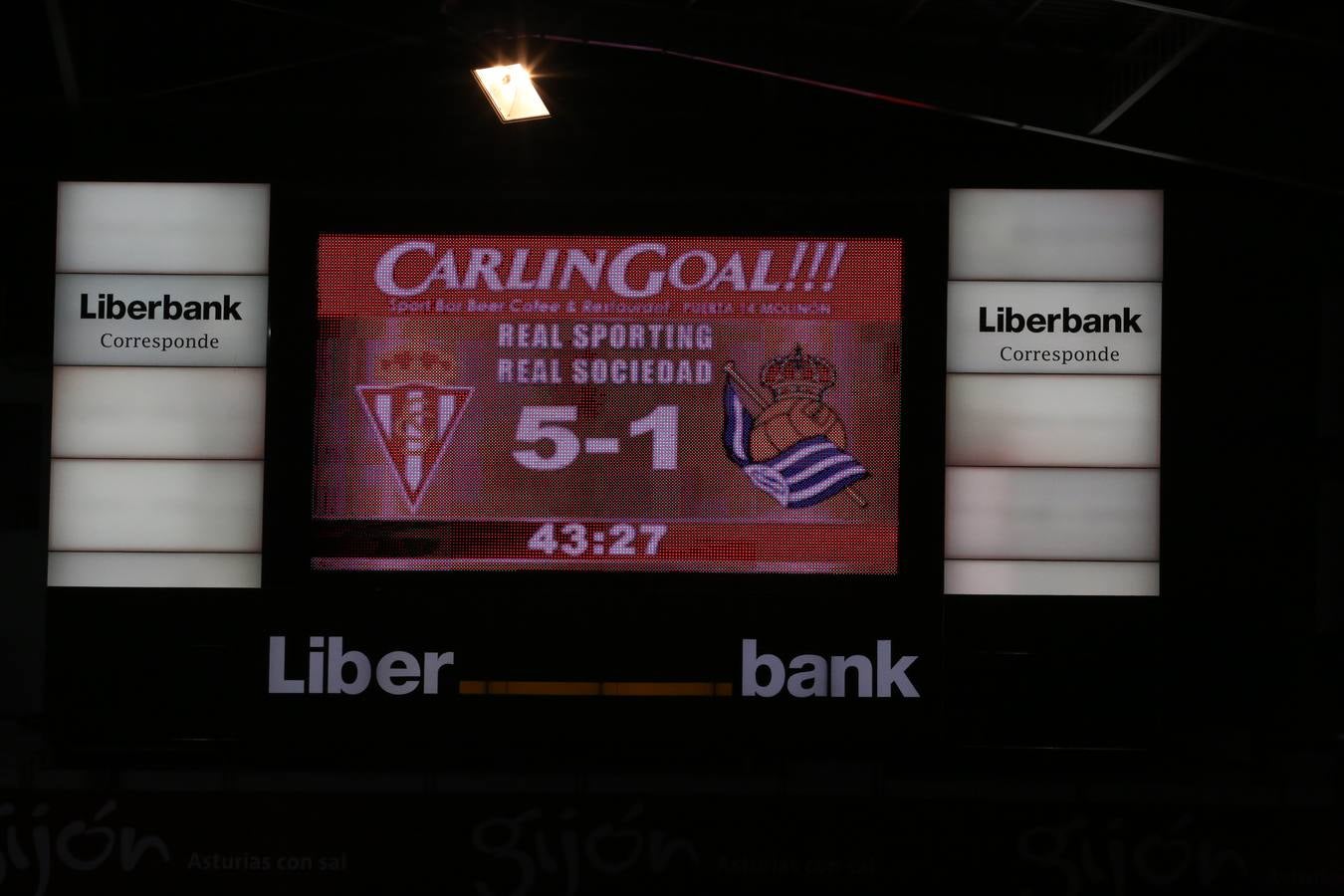 ¿Estuviste en el Sporting 5-1 Real Sociedad? Búscate en las imágenes (I)