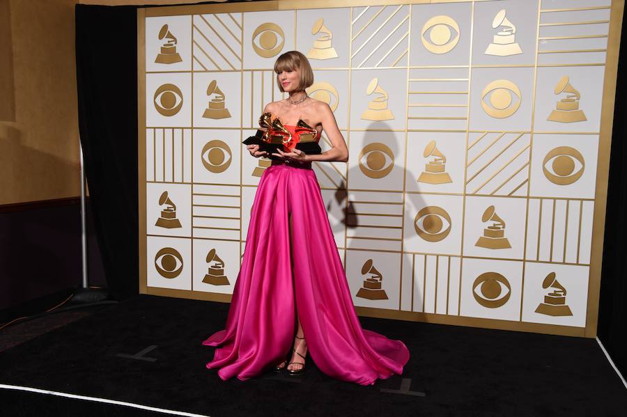 Taylor Swift, la triunfadora de los Grammy