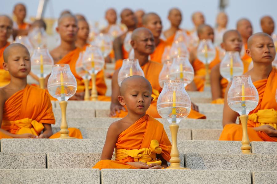 Makha Bucha, el día de los principiantes budistas