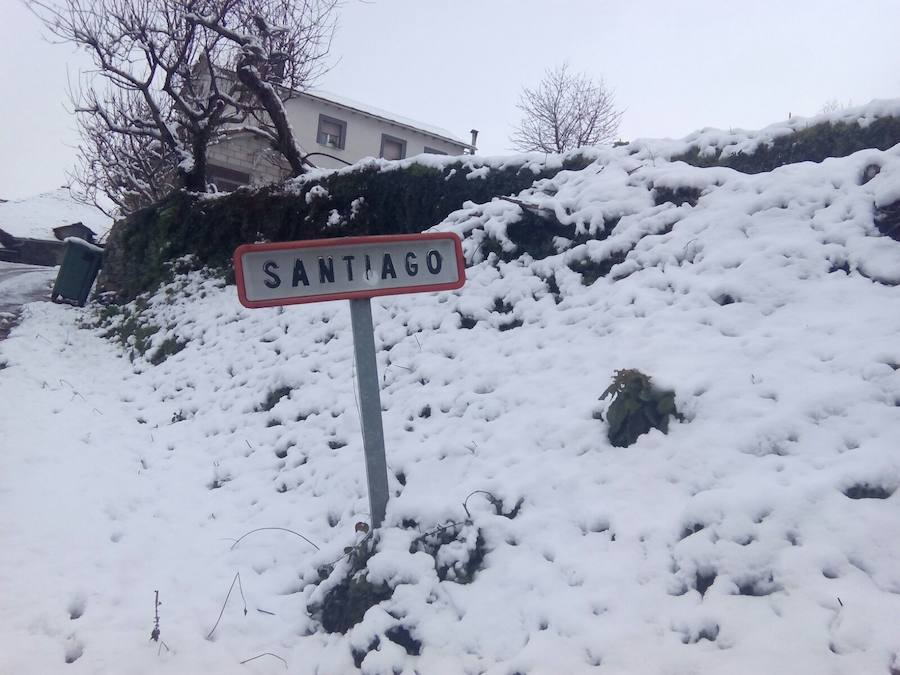 La nieve se acumula en el Suroccidente