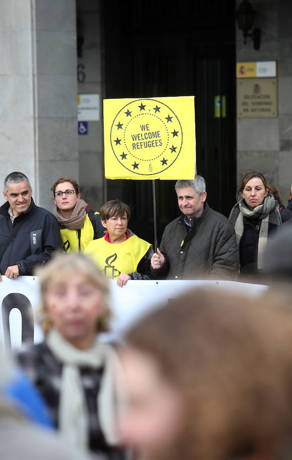 Asturias se manifiesta en apoyo a los refugiados