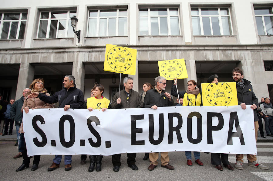 Asturias se manifiesta en apoyo a los refugiados