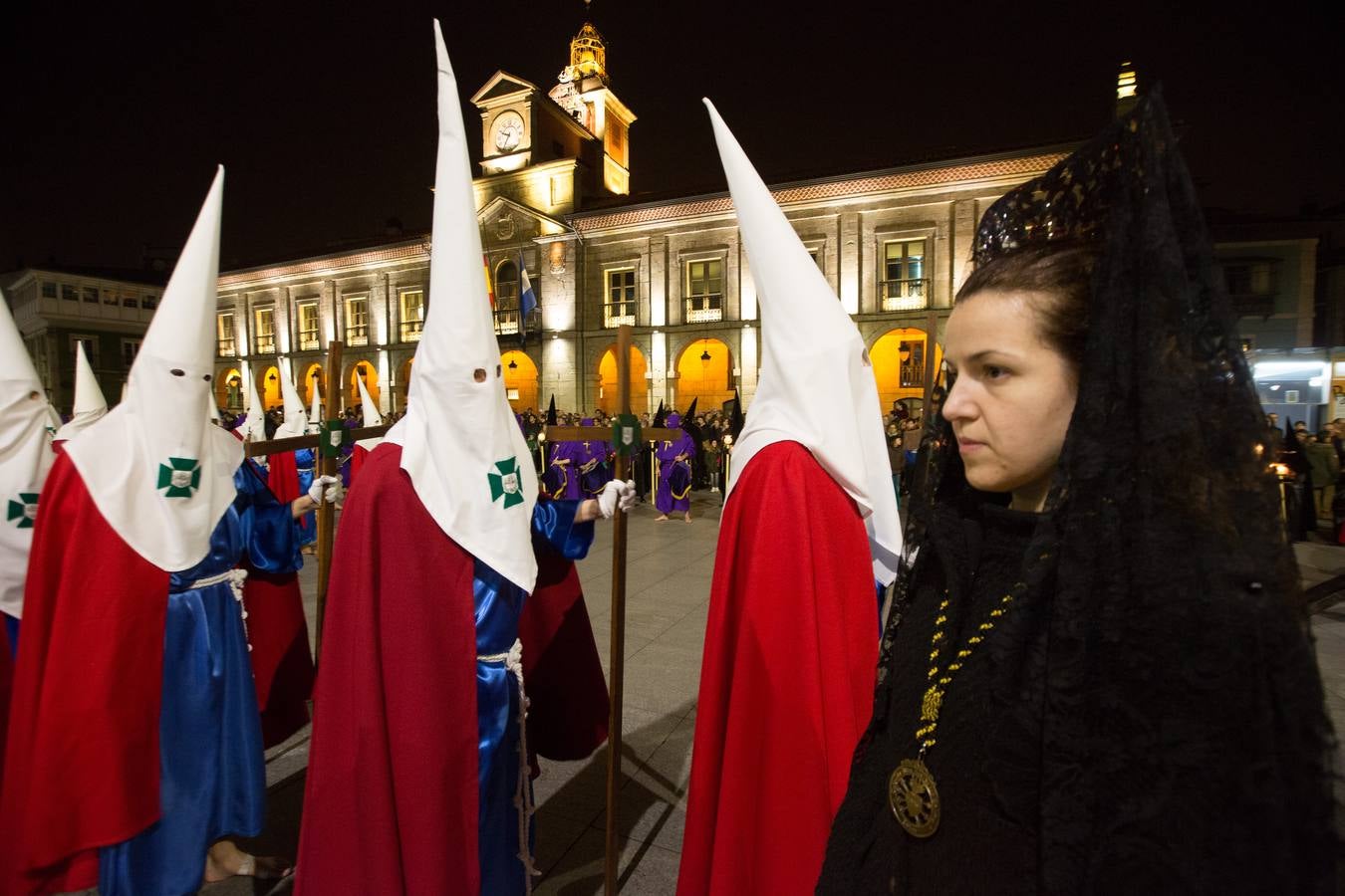 Procesión del Santo Encuentro, en Avilés