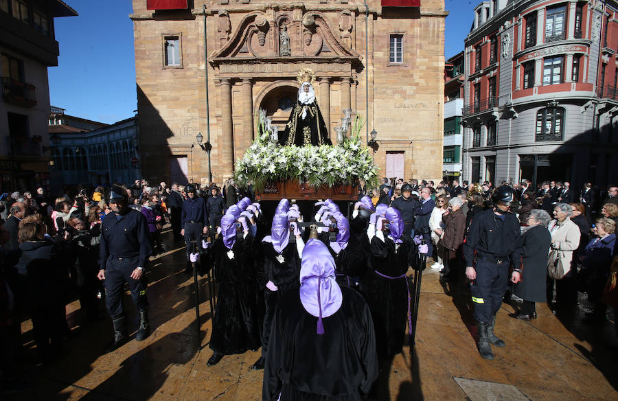 Procesión de la Soledad en Oviedo