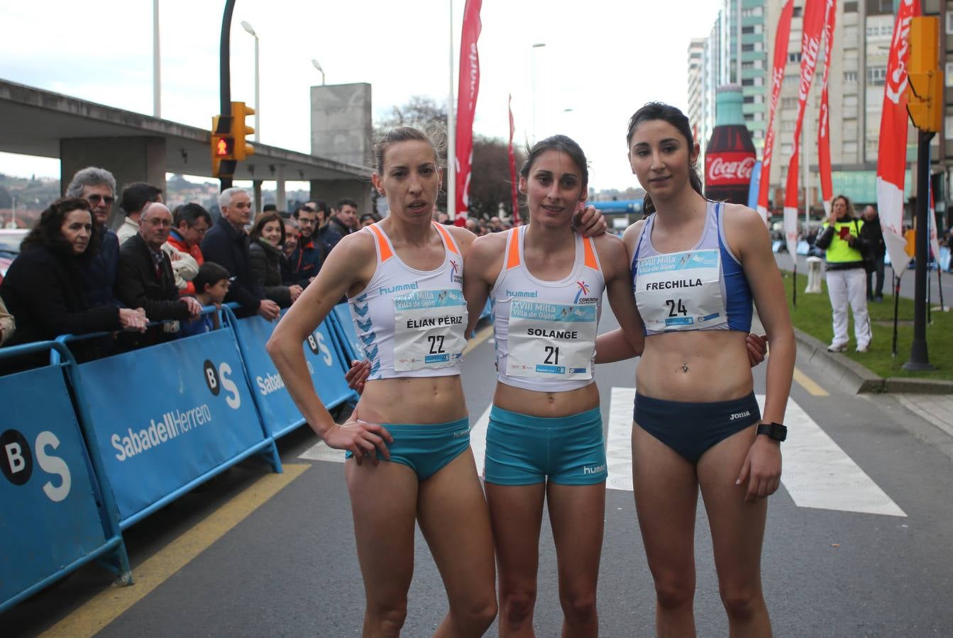 Solange Pereira, vencedora de la Milla Villa de Gijón