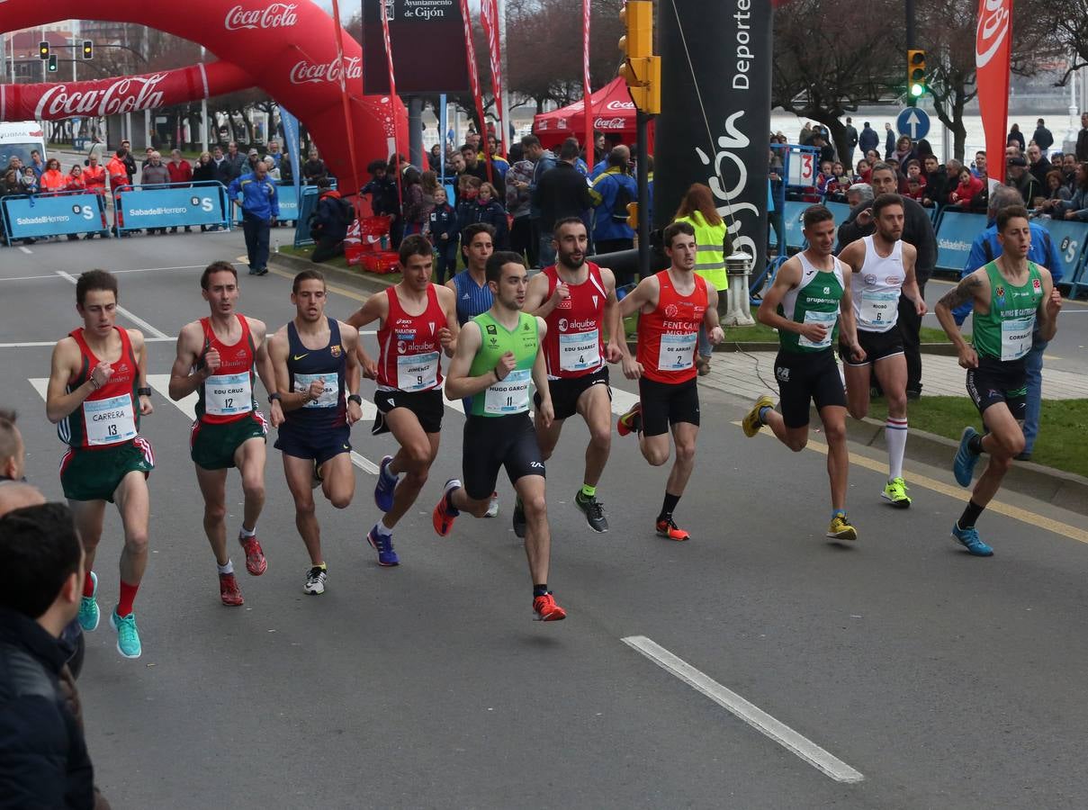 Solange Pereira, vencedora de la Milla Villa de Gijón