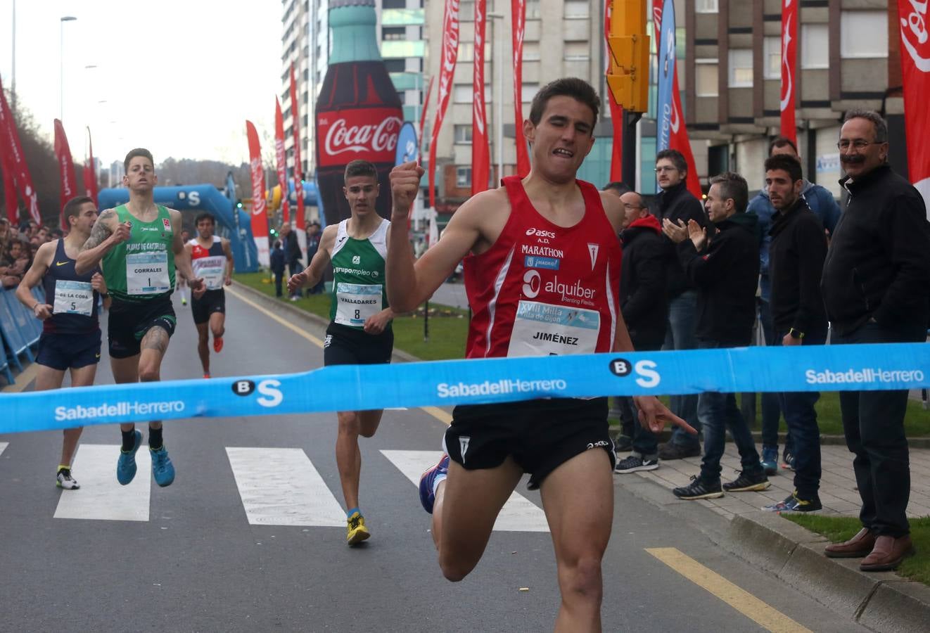 Solange Pereira, vencedora de la Milla Villa de Gijón