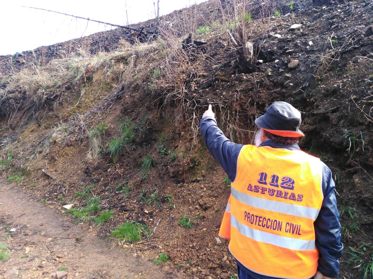 El Franco camina en apoyo a los afectados por los incendios