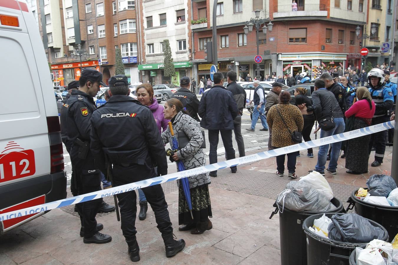 Multitudinaria pelea con seis heridos en Oviedo
