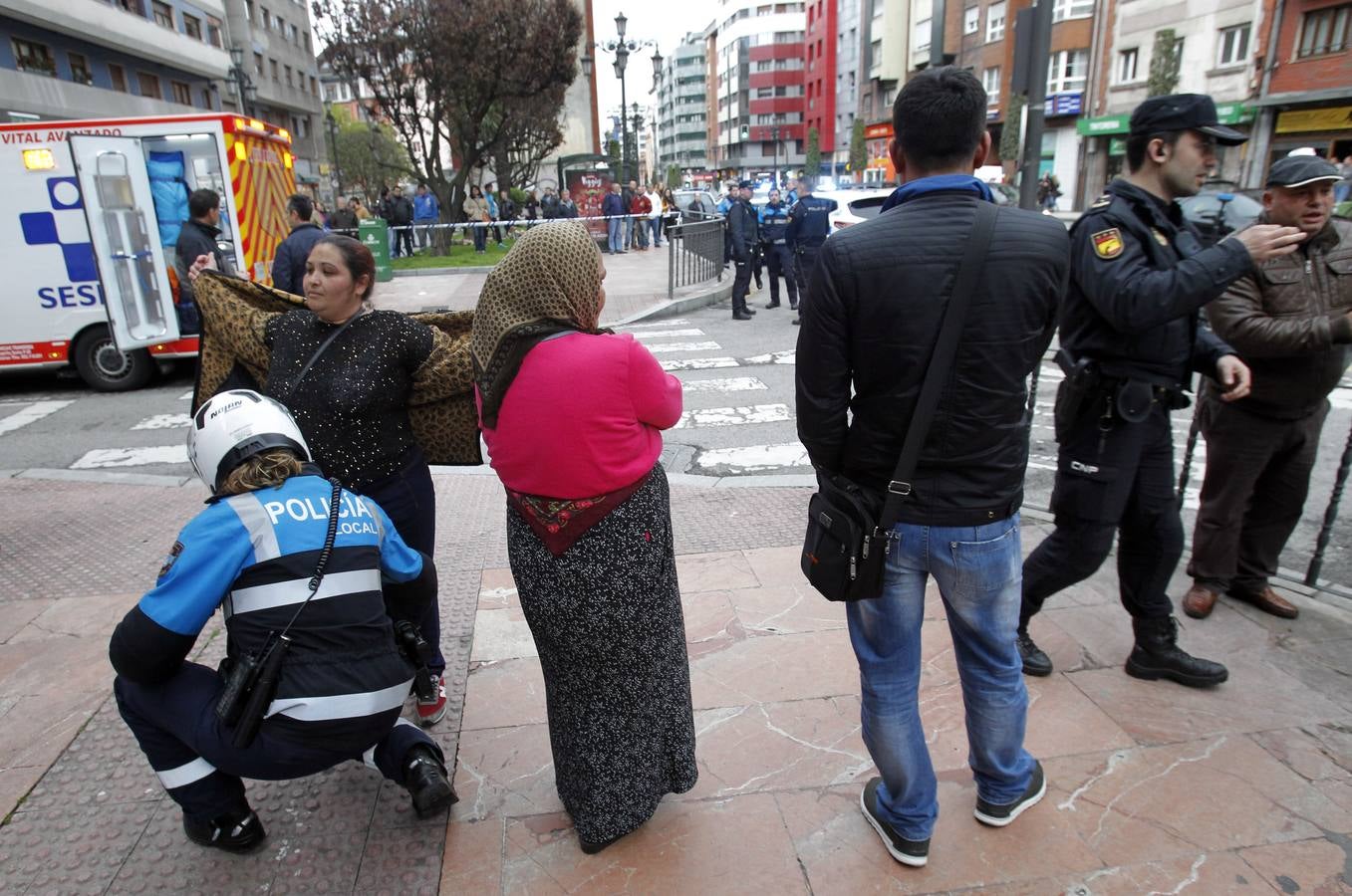 Multitudinaria pelea con seis heridos en Oviedo