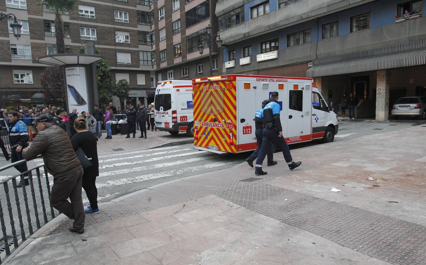 Multitudinaria pelea con seis heridos en Oviedo