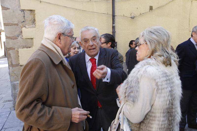 Inauguración de la plazoleta de Agustín José Antuña en Gijón