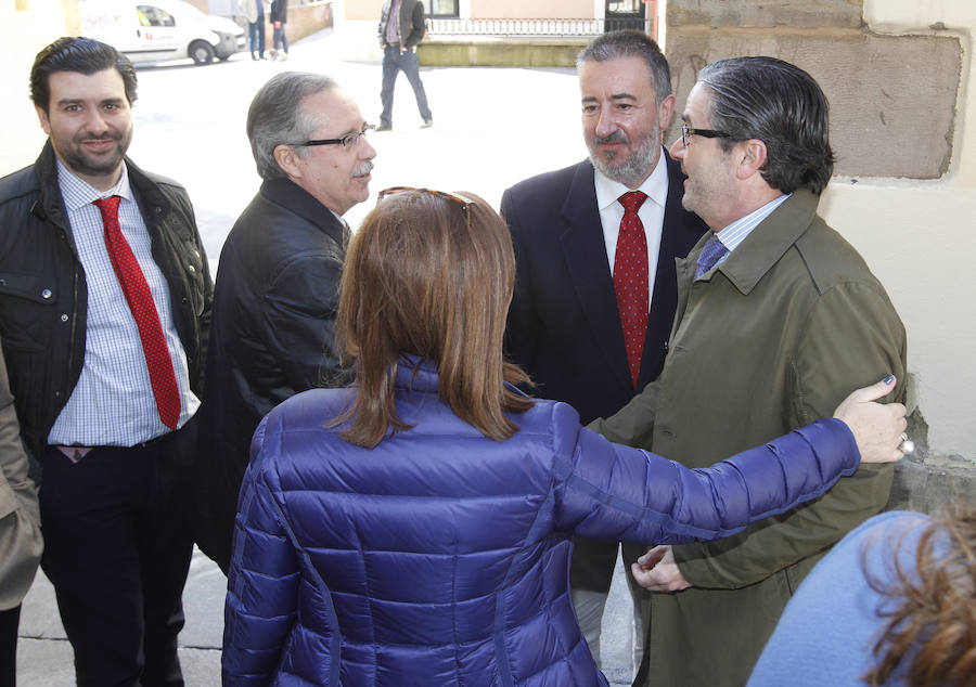 Inauguración de la plazoleta de Agustín José Antuña en Gijón