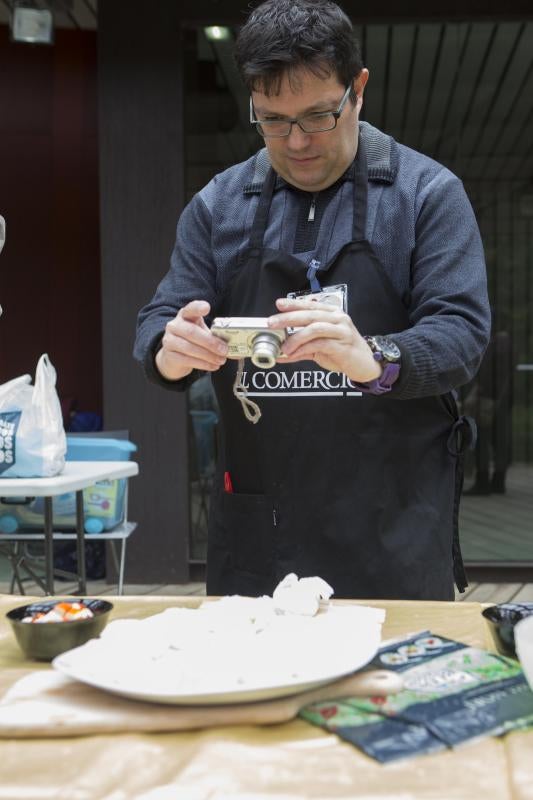 Flores de papel en el Botánico