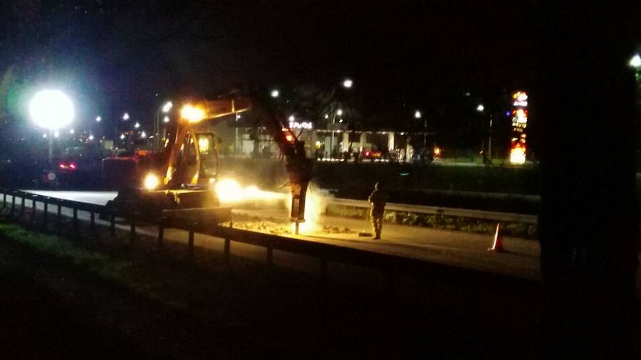 La autopista &#039;Y&#039;, en reparación