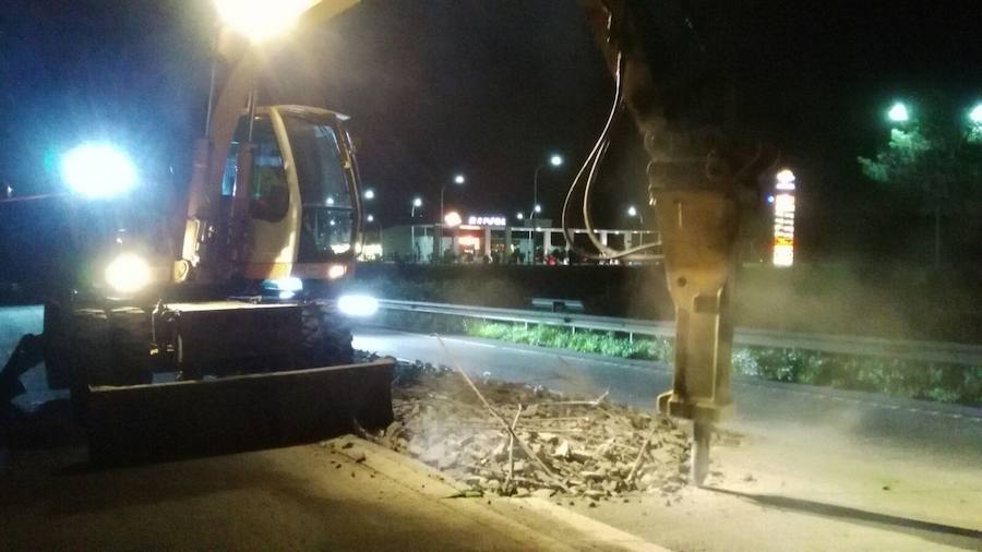 La autopista &#039;Y&#039;, en reparación