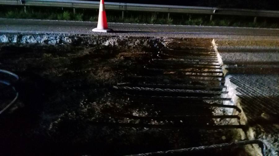 La autopista &#039;Y&#039;, en reparación
