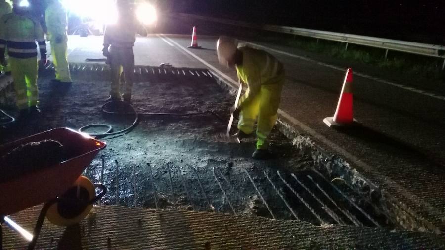 La autopista &#039;Y&#039;, en reparación