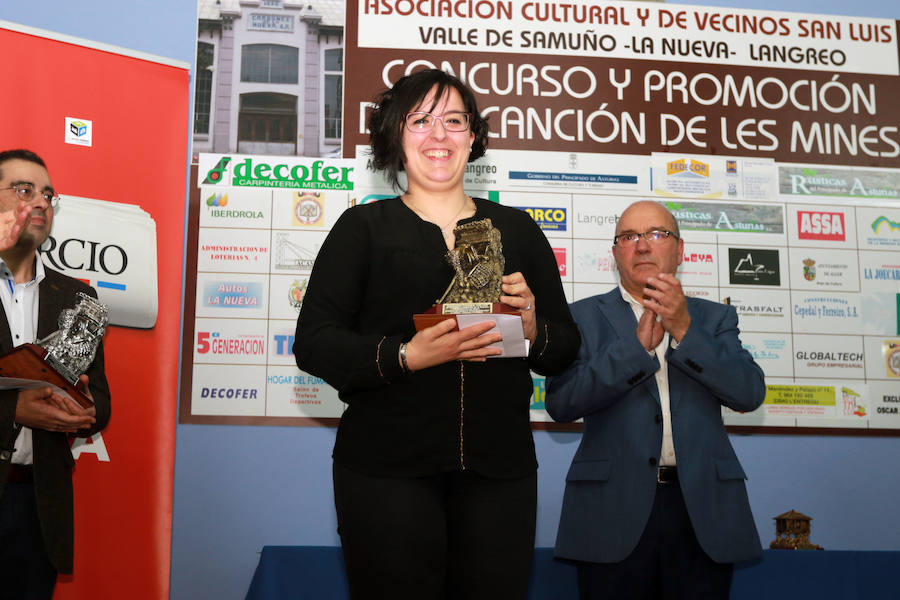 Premios del XXII Concurso de Les Mines y XIII de Gaita