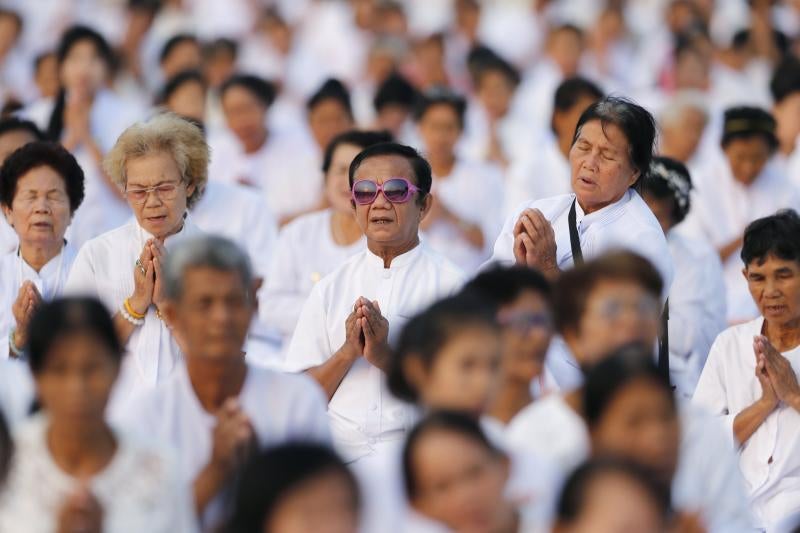 Devoción budista en Tailandia