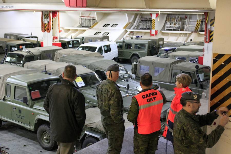 Embarque en el puerto de Vigo para partir a Polonia