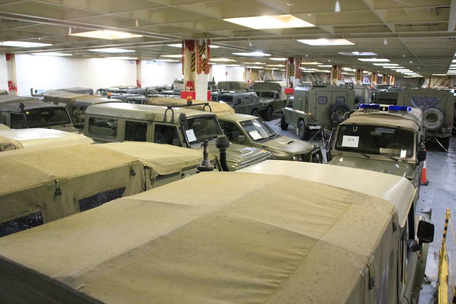 Embarque en el puerto de Vigo para partir a Polonia