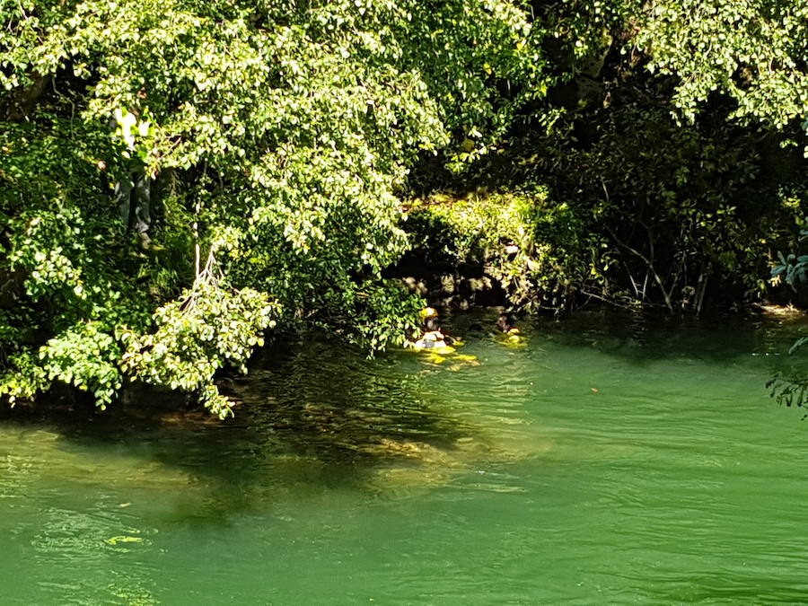 Localizan el cuerpo de un pescador gijonés en el Sella