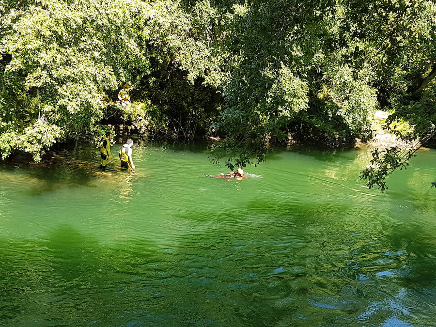 Localizan el cuerpo de un pescador gijonés en el Sella