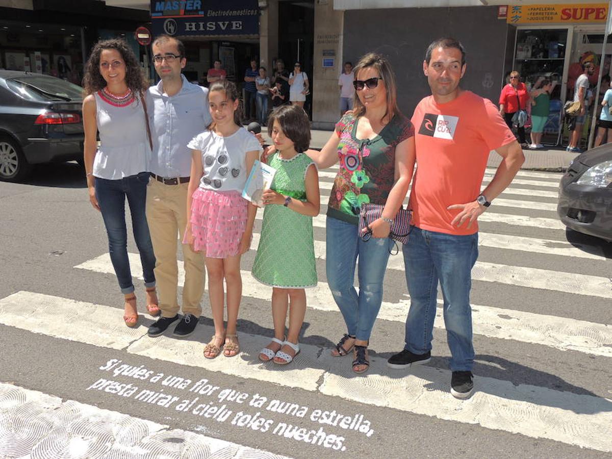 Frases en asturiano en las calles de Cangas del Narcea