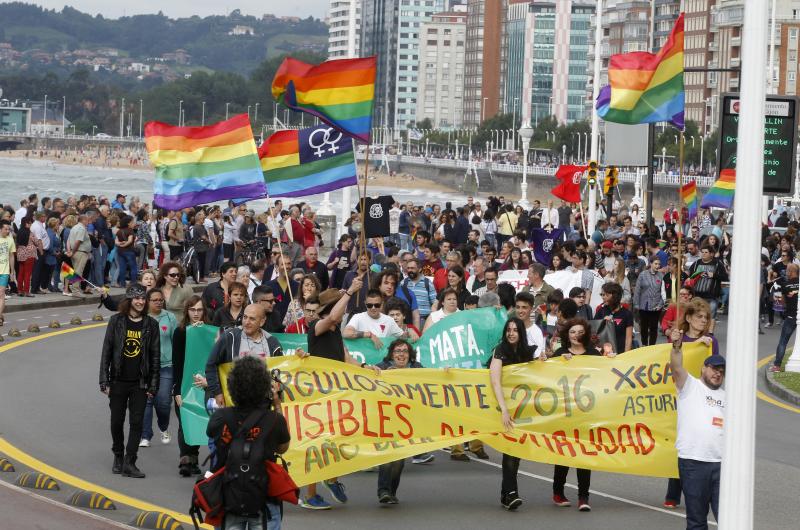 La fiesta del Orgullo, en Gijón