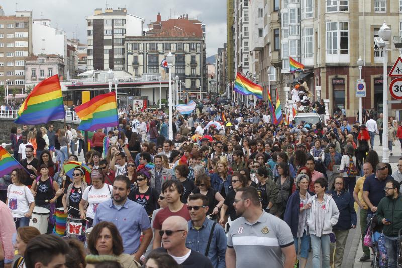 La fiesta del Orgullo, en Gijón