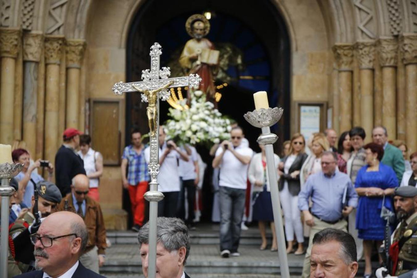 La Felguera, a los pies de San Pedro