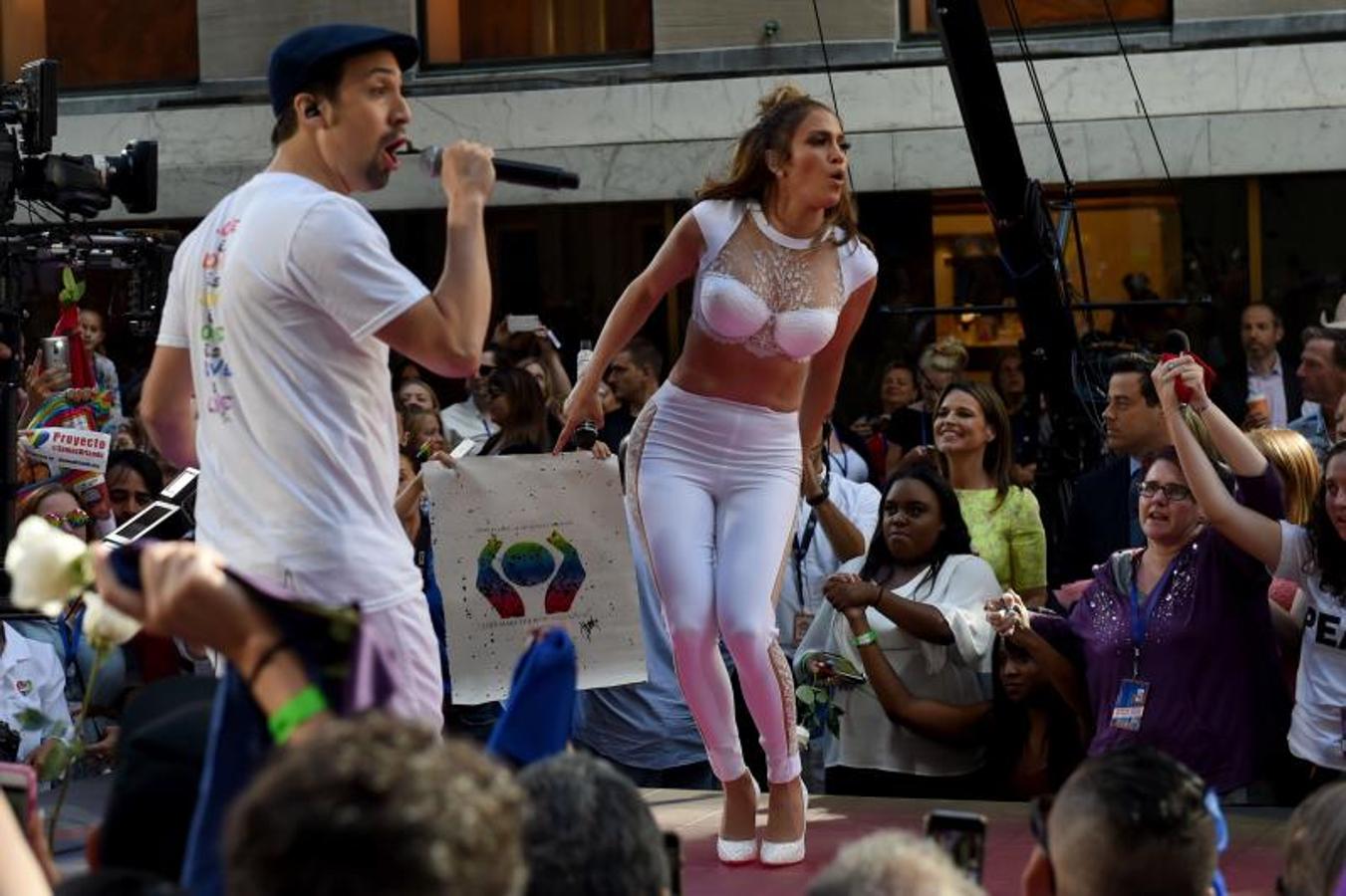 Jennifer Lopez saca su lado solidario en Nueva York