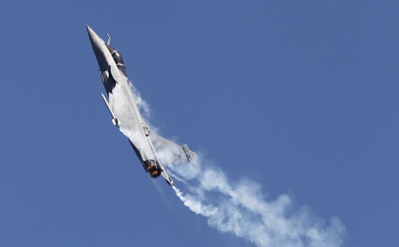 El Festival Aéreo ruge en el cielo de Gijón
