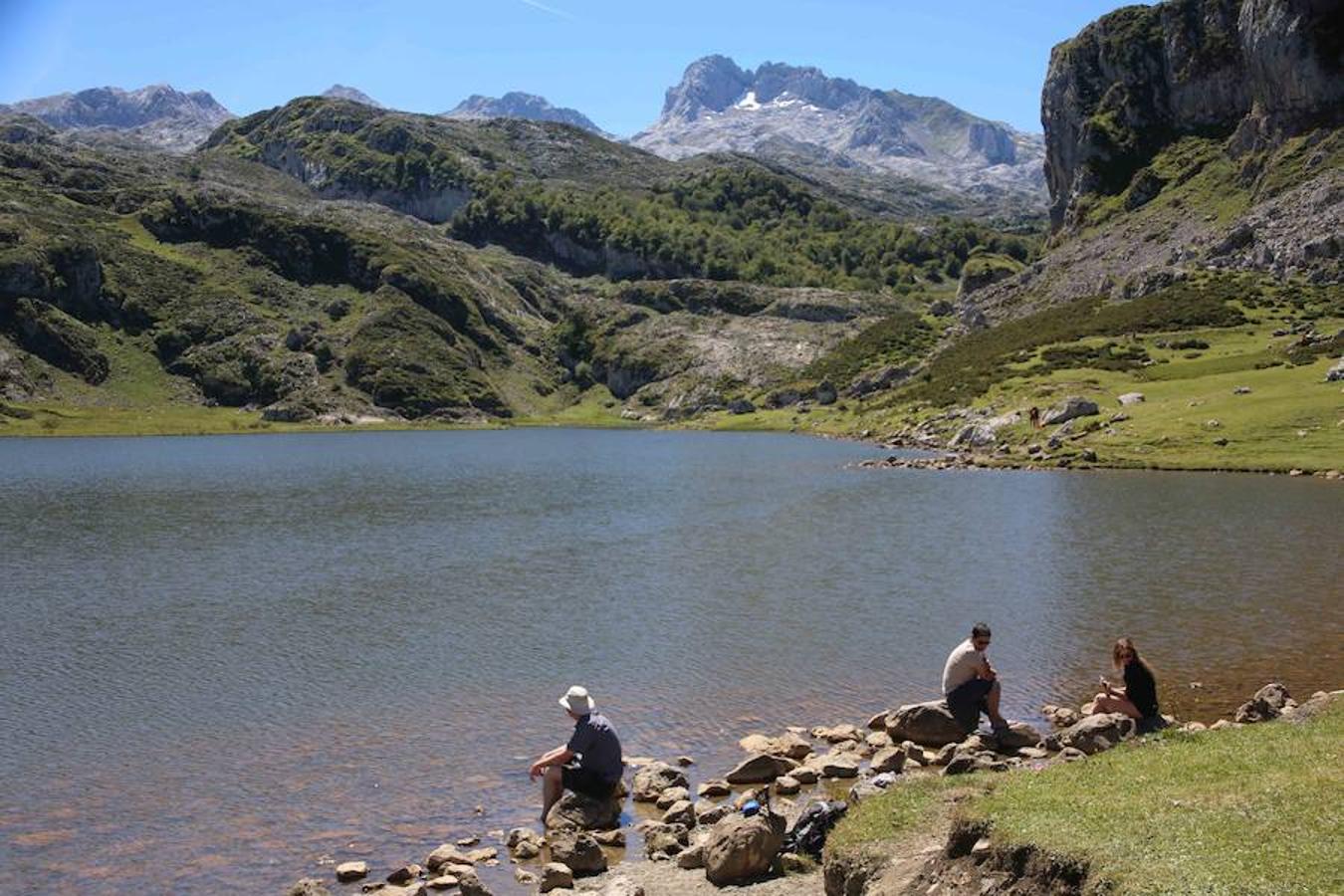 Lleno en los Lagos de Covadonga