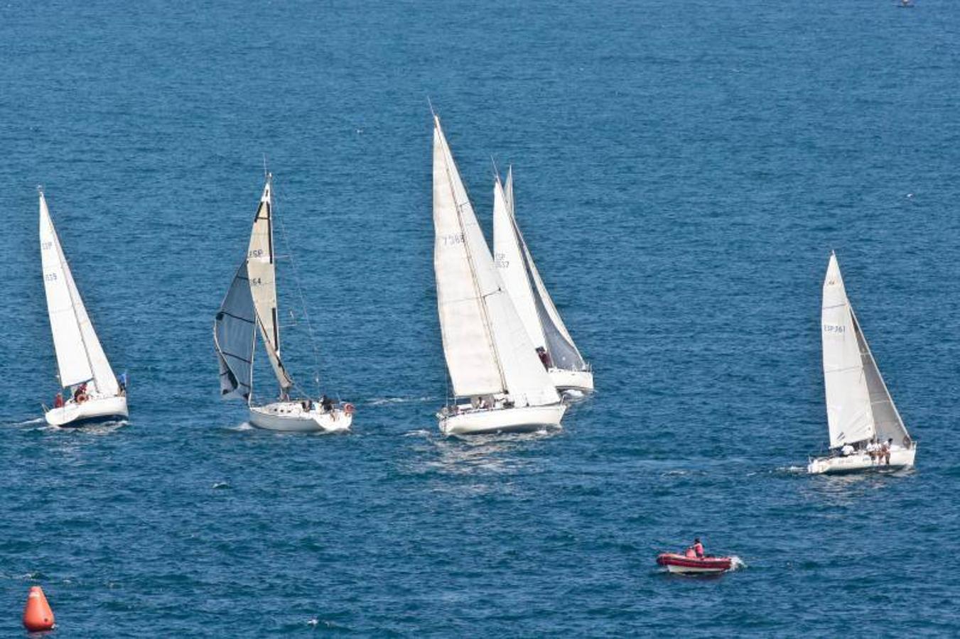 Primera jornada de la XXVI Regata Villa de Gijón, Trofeo EL COMERCIO