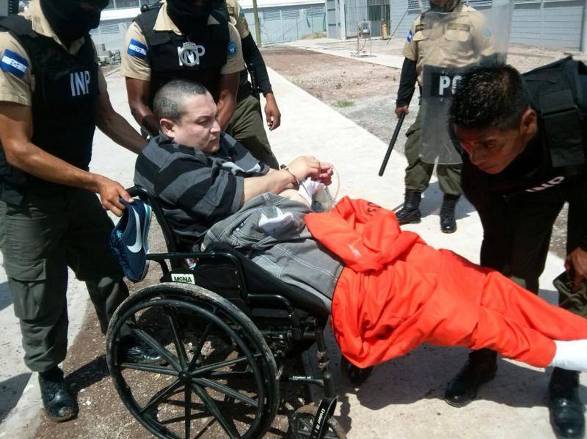 Así es la llegada de presos peligrosos a una cárcel de alta seguridad