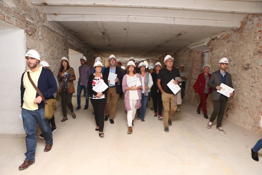 Visita a interior del edificio de Tabacalera en Gijón