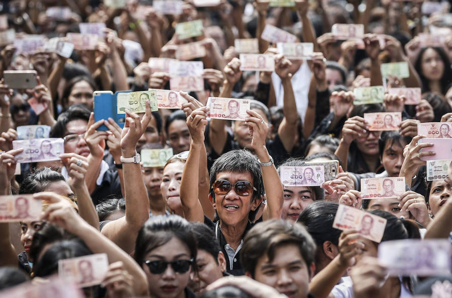 La muerte del rey de Tailandia