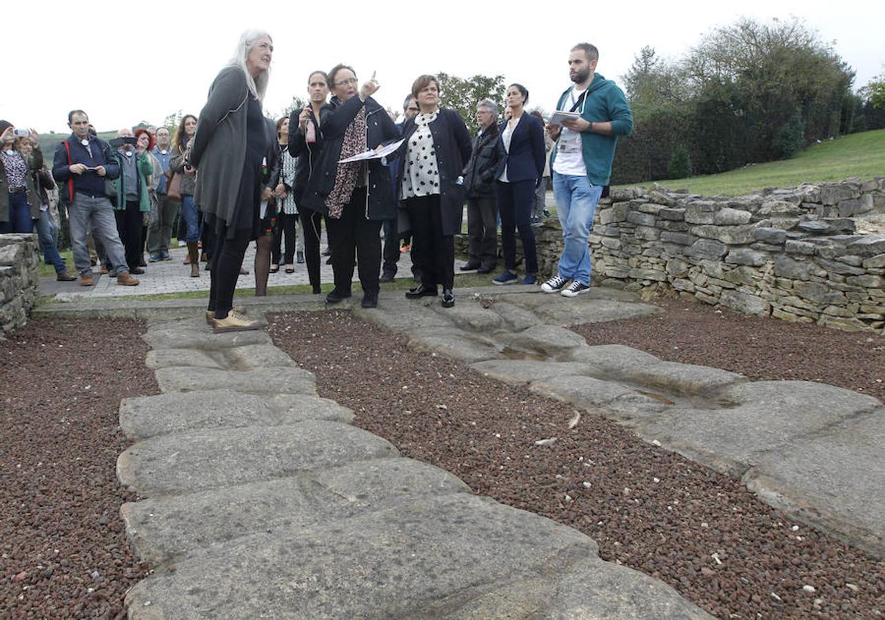 Mary Beard visita la Villa Romana de Veranes