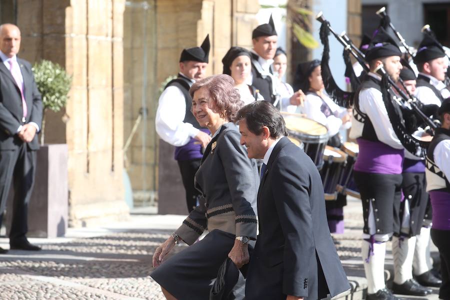 Doña Sofía, en Oviedo