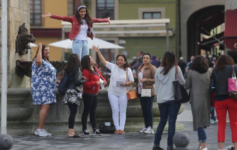 Turistas de unas horas