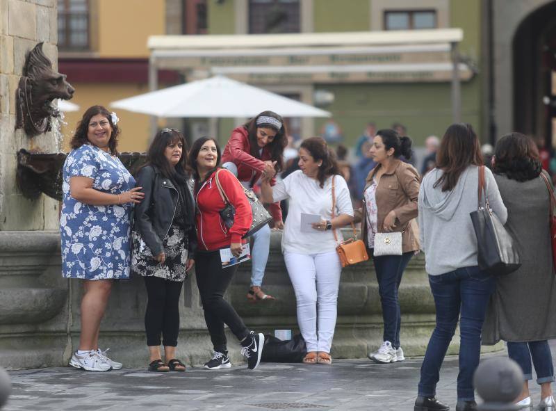 Turistas de unas horas