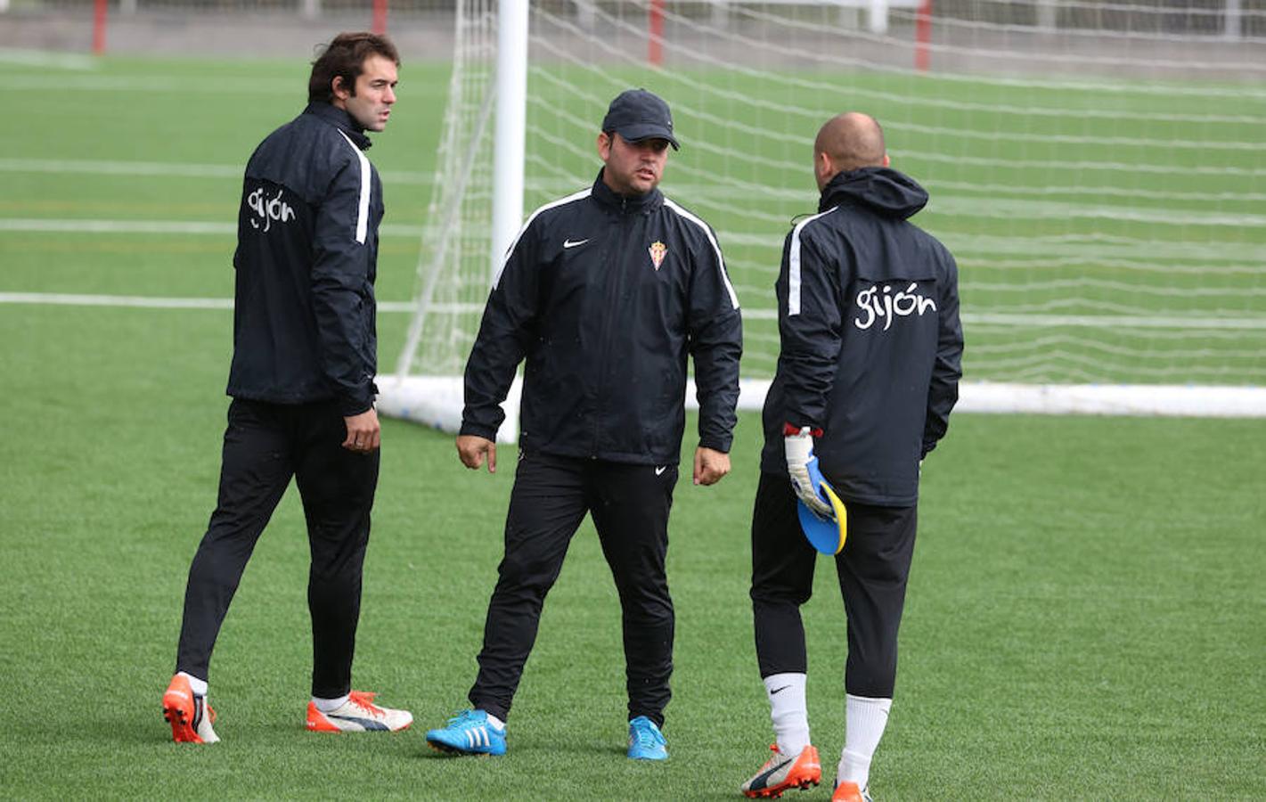 Entrenamiento del Sporting del 7 de noviembre de 2016