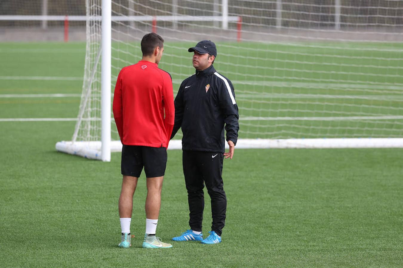 Entrenamiento del Sporting del 7 de noviembre de 2016