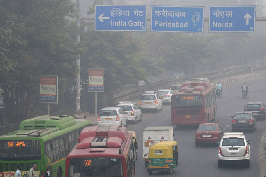 Contaminación en Nueva Delhi